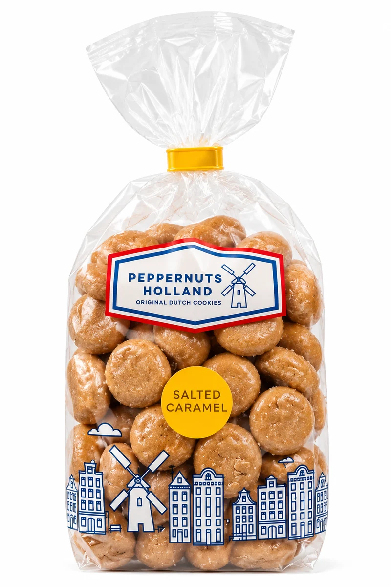Peppernuts Holland Kruidnoten – Salted Caramel Smaak