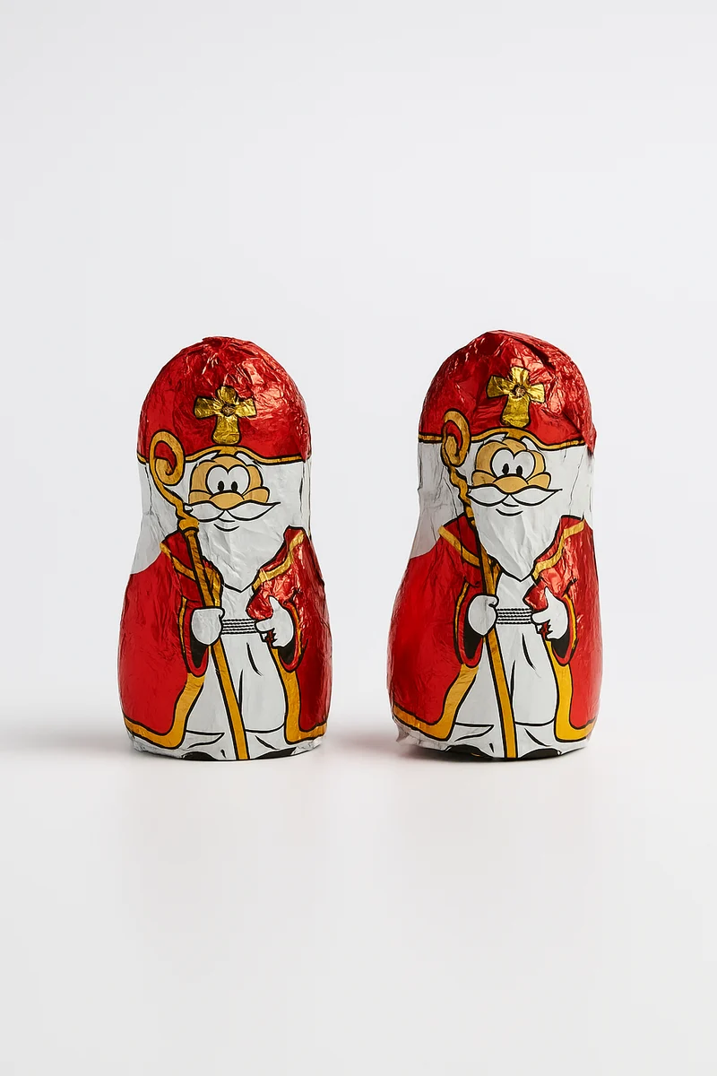 Sinterklaas Chocoladefiguren – 2 Chocolade Sintjes