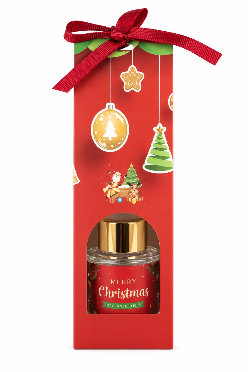 🎄 Clayre & Eef Merry Christmas Geurstokjes – Kerstcadeau
