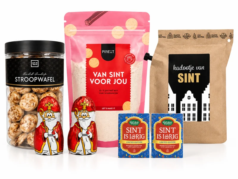 Sint & Smullen – Zakelijke Sinterklaas Cadeaubox