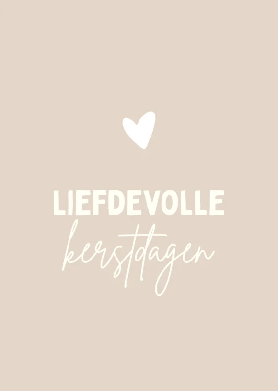 Liefdevolle kerstdagen
