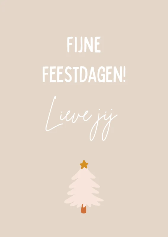 Fijne feestdagen