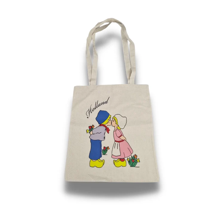 Canvas Bag Holland Kissing Couple