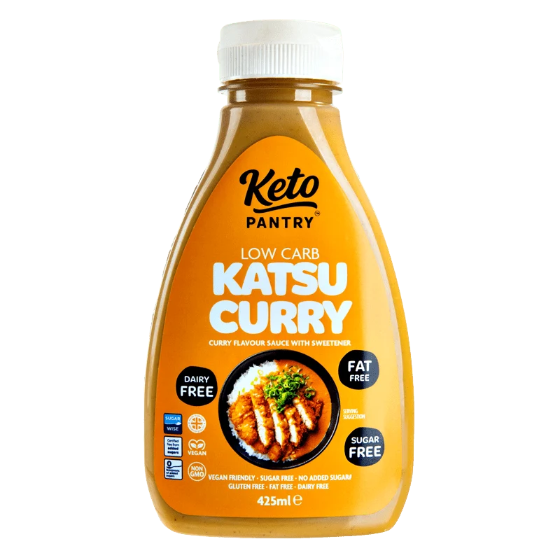 Keto Pantry Katsu Curry vrijwel suikervrije saus - 425 ml (per stuk of per doos van 6)