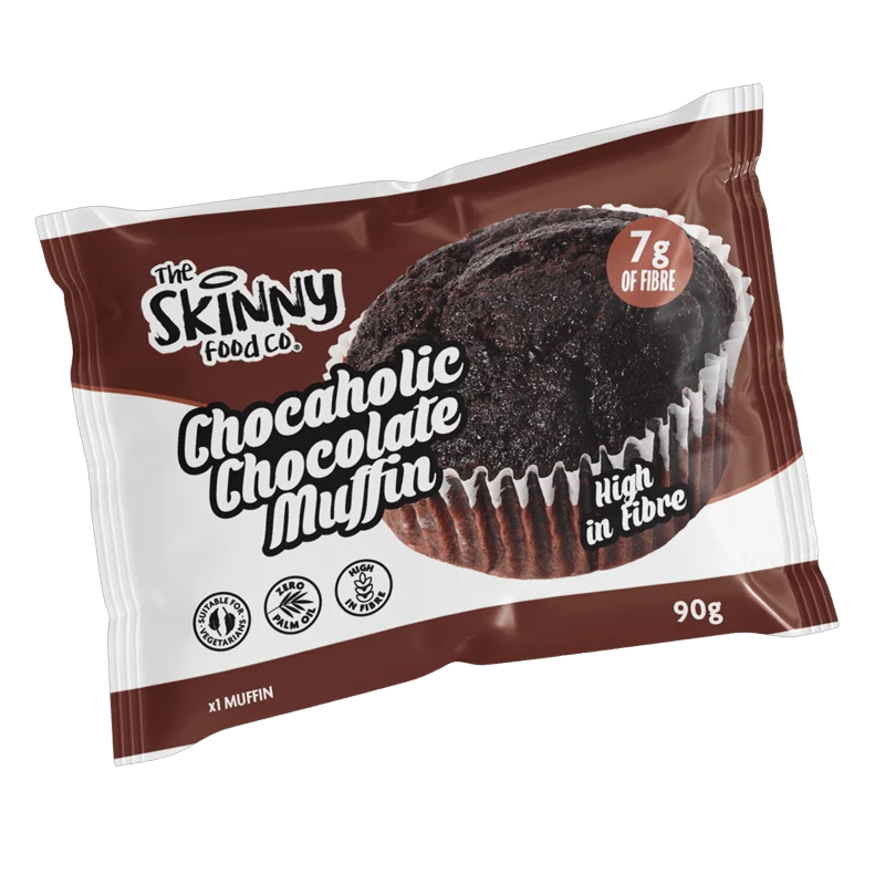 (Opruiming, Ten minste houdbaar tot 26 juni) Skinny (HFSS-conform) Vezelrijke muffin 90 g x 1 (4 smaken)