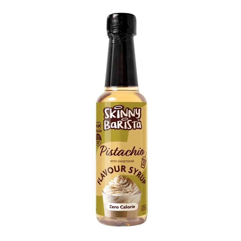 Skinny Barista Pistache Siroop - Suikervrije, calorievrije koffiesiroop - 250 ml - LIMITED EDITION
