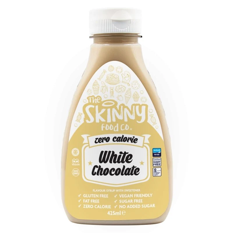 Witte chocolade nul calorieën suikervrije magere siroop - 425 ml