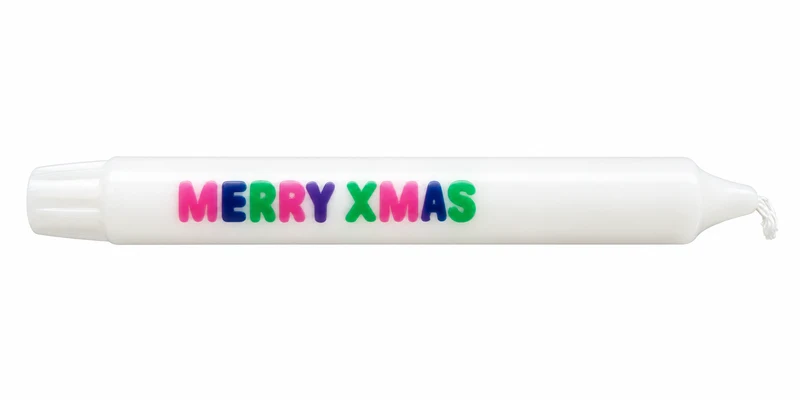 Kaars Merry Xmas | Vrolijk & Origineel Kerstcadeautje