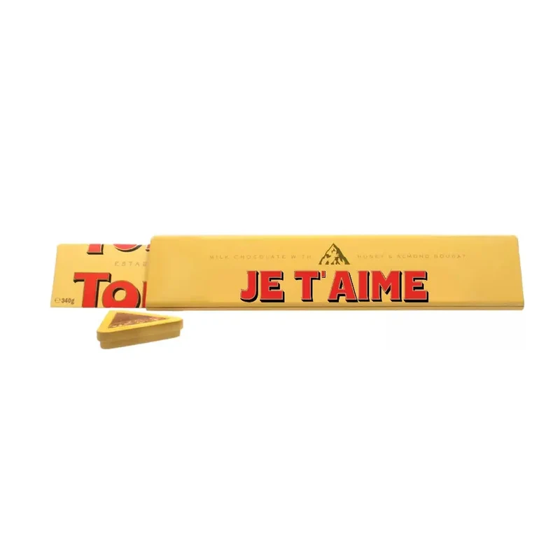 Toblerone premium tinbox "Je t'aime" - chocolade cadeau - 340g