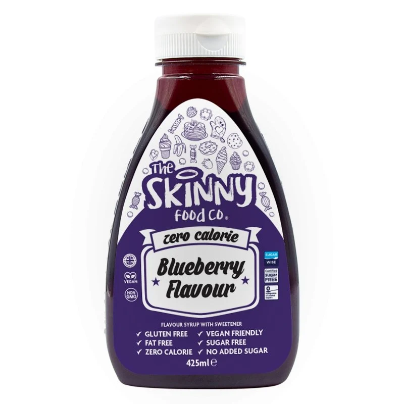 Blueberry Syrup - Nul Calorie Suikervrije Magere Siroop - 425ml