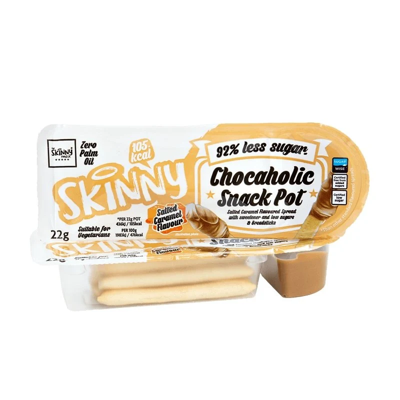Gezouten Caramel Skinny Chocaholic Snack Pot - 22g