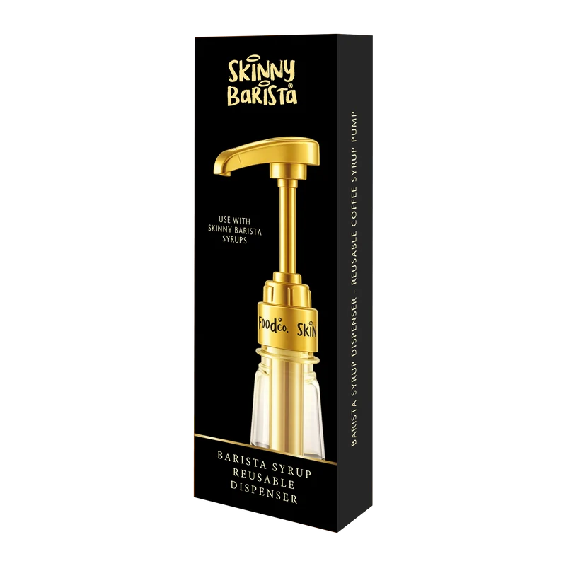 Skinny Barista Gold siroopdispenser - Herbruikbare koffiesirooppomp