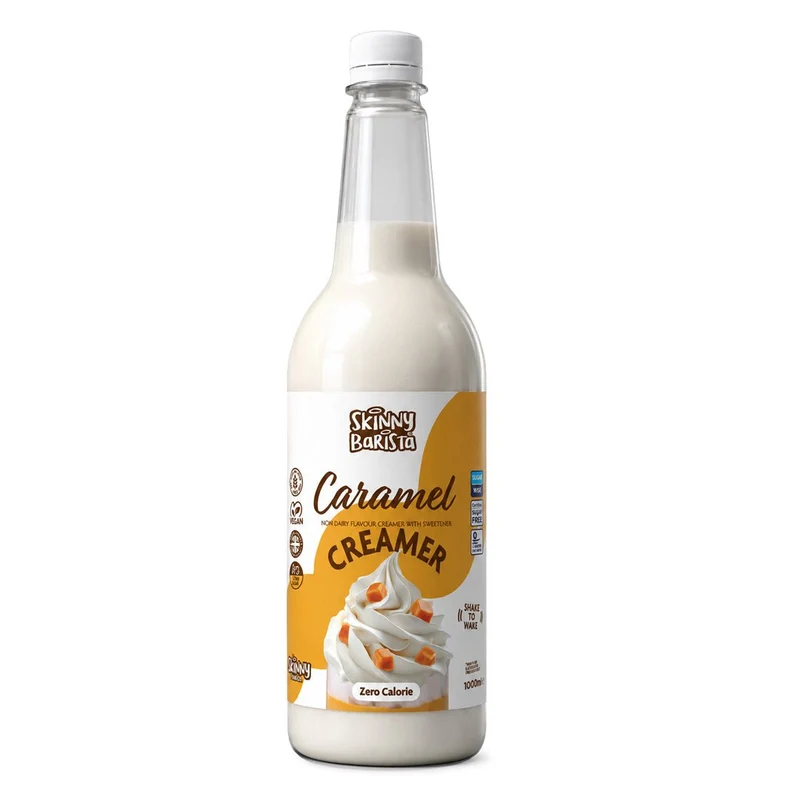Skinny Barista Creamer met karamelsmaak - Zuivelvrije Skinny Creamer - 1 liter
