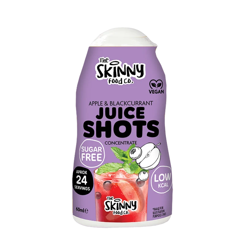 Suikervrije appel- en zwartebessensapshot - 60 ml