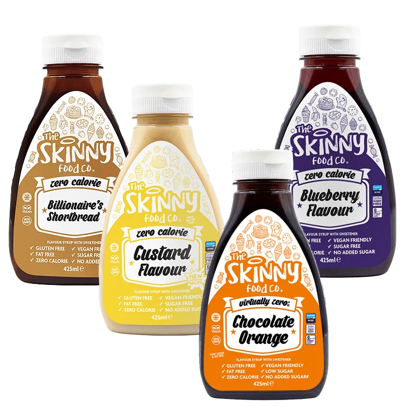 Essentiële bestverkopende siroopbundel - The Skinny Food Co 4 x 425 ml