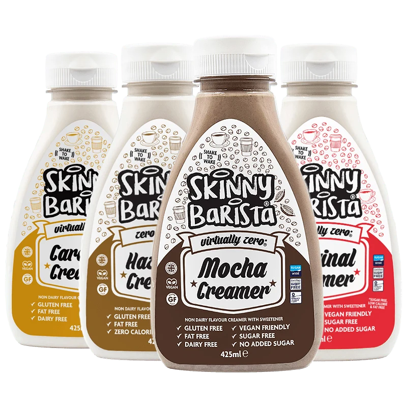 Skinny Food Co Coffee Creamers Bundel van 4 (Non Dairy Creamer) - 425ml