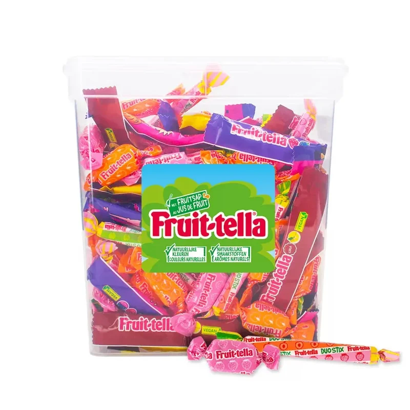 Fruit-tella Chewy Mix XL - 6 fruitsmaken - ca. 275 stuks - 2100g