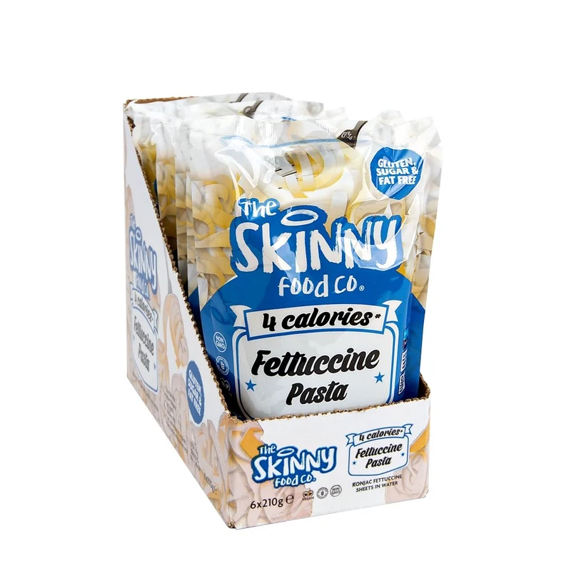 Caloriearme, magere fettuccinepasta - (6 x 210g doos)