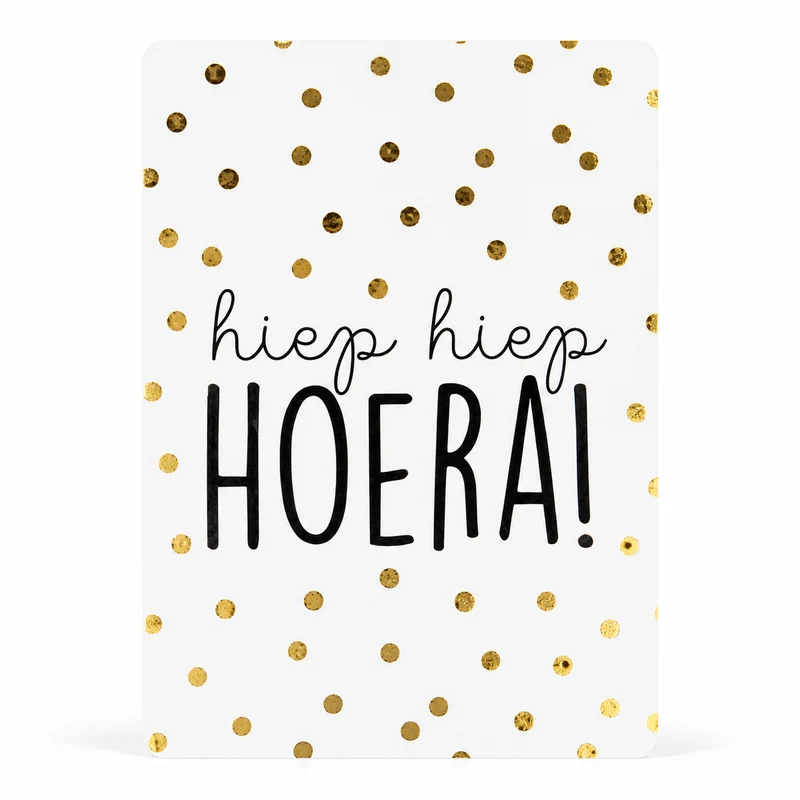 Cadeaukaart Hiep Hiep Hoera!
