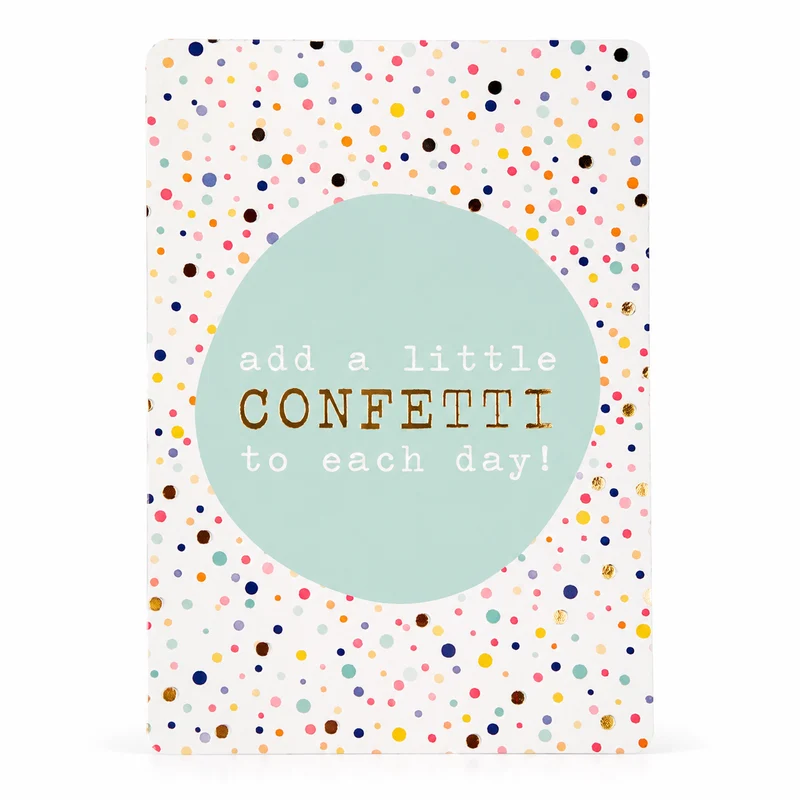 Cadeaukaart Add a Little Confetti to Each Day