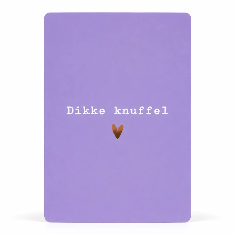 Wenskaart Dikke Knuffel – Lief Troostkaartje