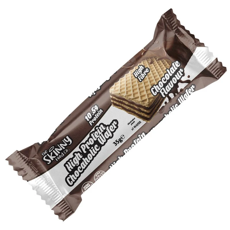 Skinny Chocaholic Chocolade High Protein Wafer 35g