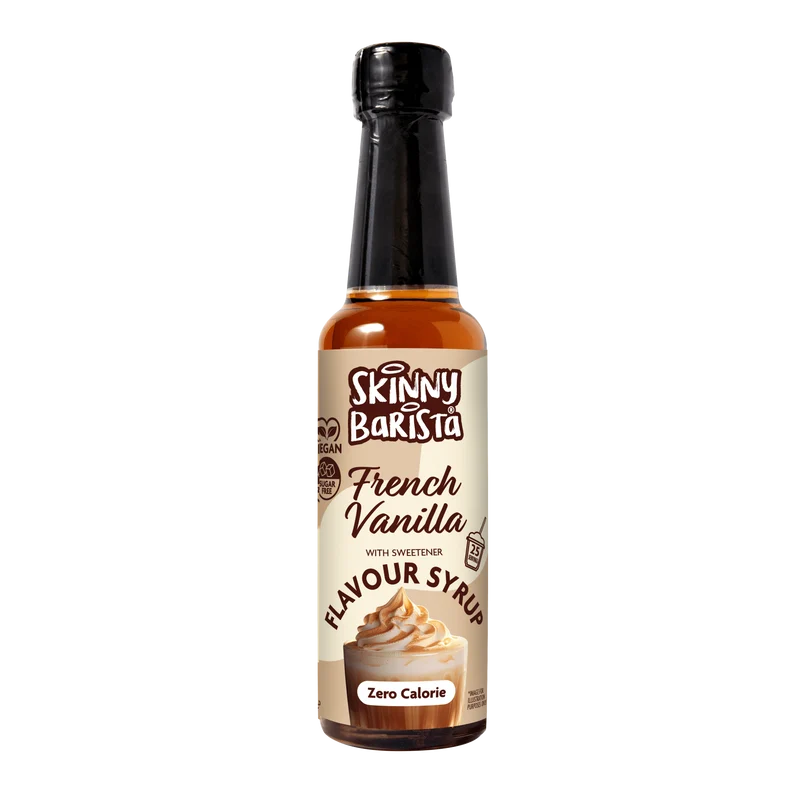 Skinny Barista Franse Vanille Siroop - Suikervrije, calorievrije koffiesiroop - 250 ml