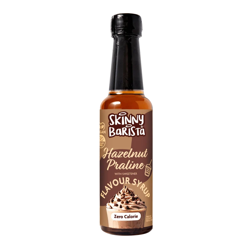 Skinny Barista Hazelnoot Siroop - Suikervrije, calorievrije koffiesiroop - 250 ml