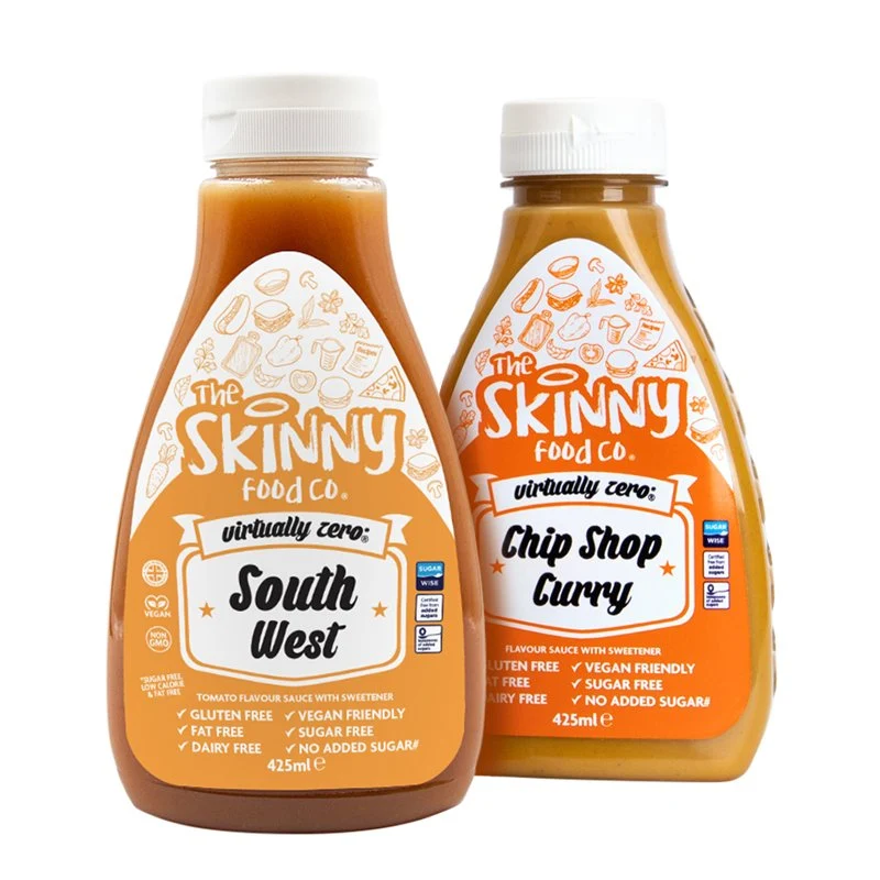 Chip Shop Curry & South West Vrijwel Suikervrije Skinny Saus - 425ml