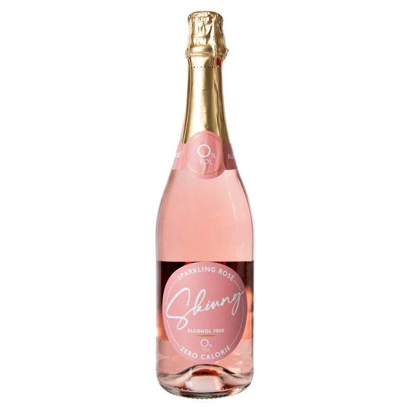 Skinny Sparkling Rose Prosecco Alcoholvrij - 75cl (nul calorieën)