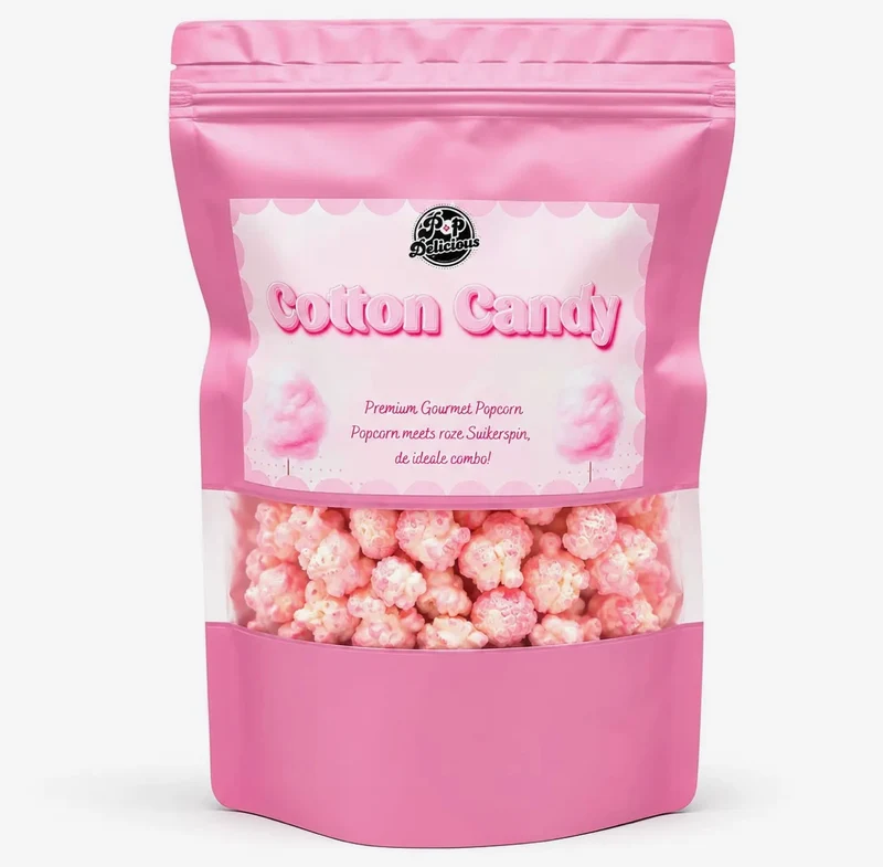 🍿 Cotton Candy Popcorn – Zoete Suikerspin Popcorn