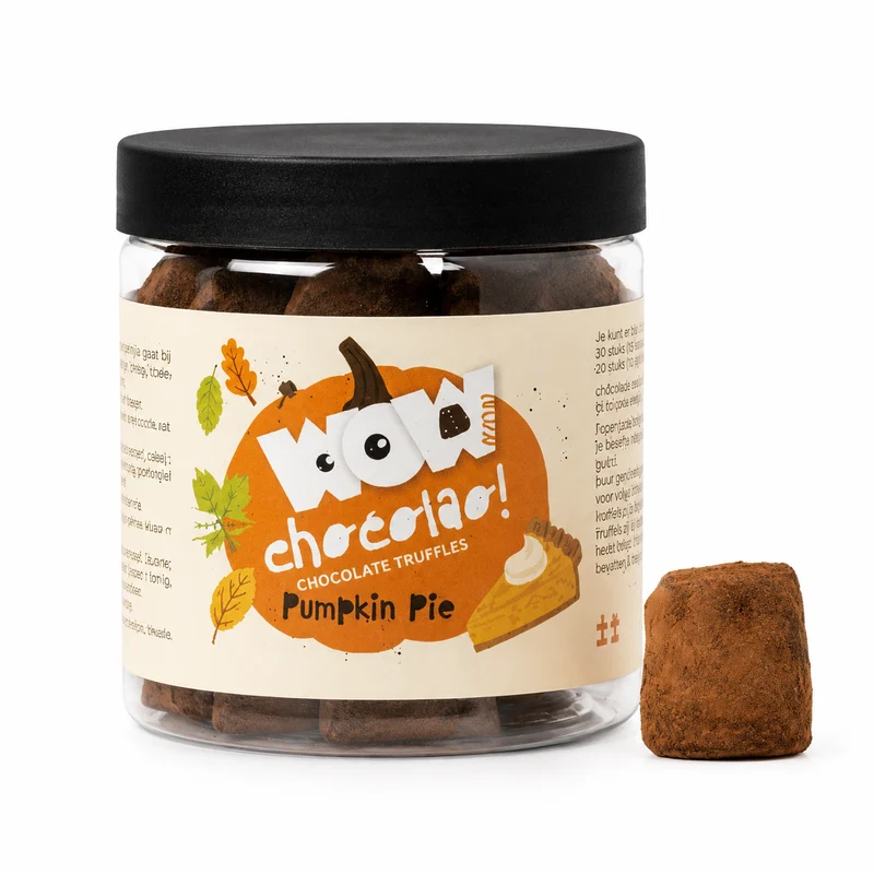 Pumpkin Pie Chocolate Truffles – Chocolade Truffels met Pumpkin Pie Smaak