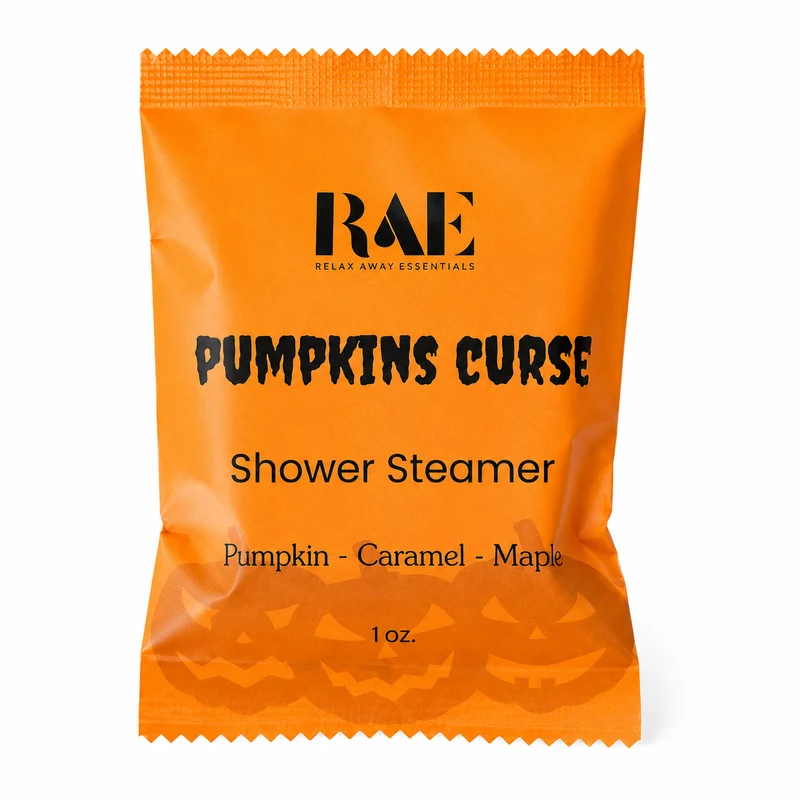 Pumpkins Curse Shower Steamer – Pumpkin, Caramel & Maple