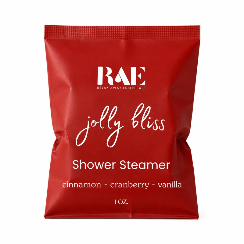 Jolly Bliss Shower Steamer – Cinnamon, Cranberry & Vanilla