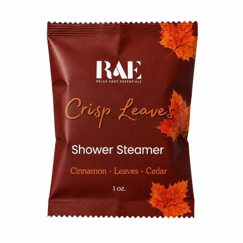 Crisp Leaves Shower Steamer – Cinnamon, Leaves & Cedar