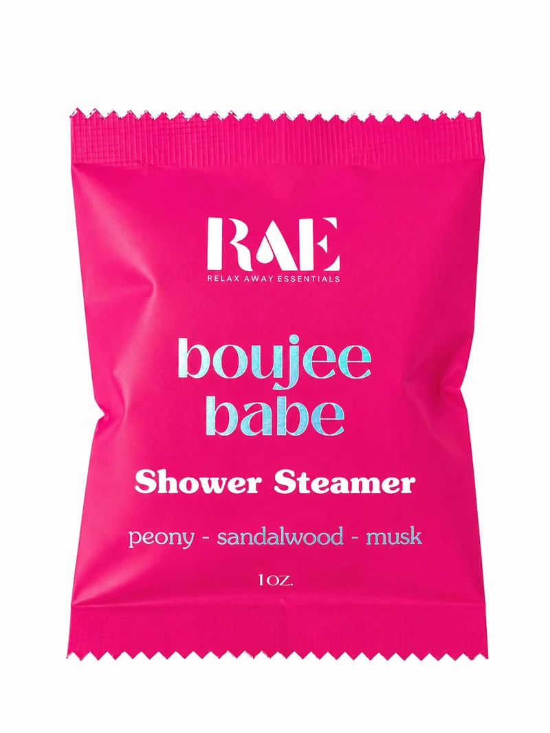 💗 RAE Boujee Babe Shower Steamer – Peony, Sandalwood & Musk