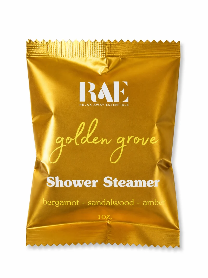✨ Golden Grove Shower Steamer – Luxe Douche Stomer