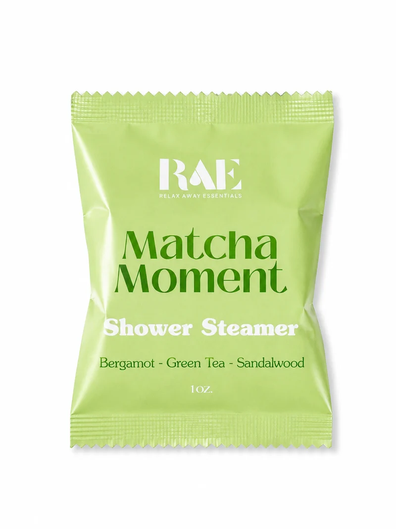 🍵 Matcha Moment Shower Steamer | Bergamot, Groene Thee & Sandelhout