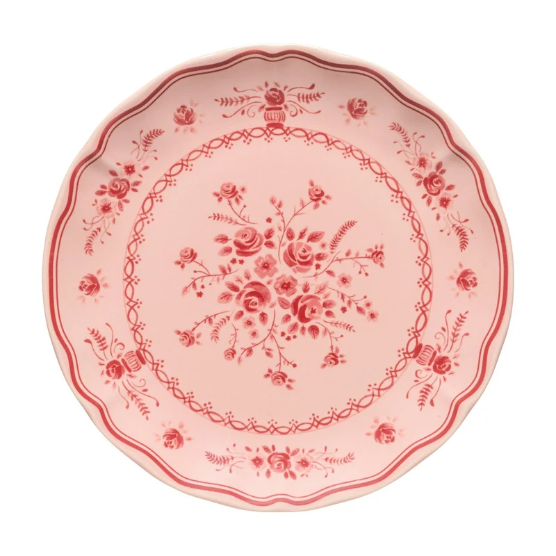 Costa Nova Vila Ontbijtbord Roze-Rood - 21 cm
