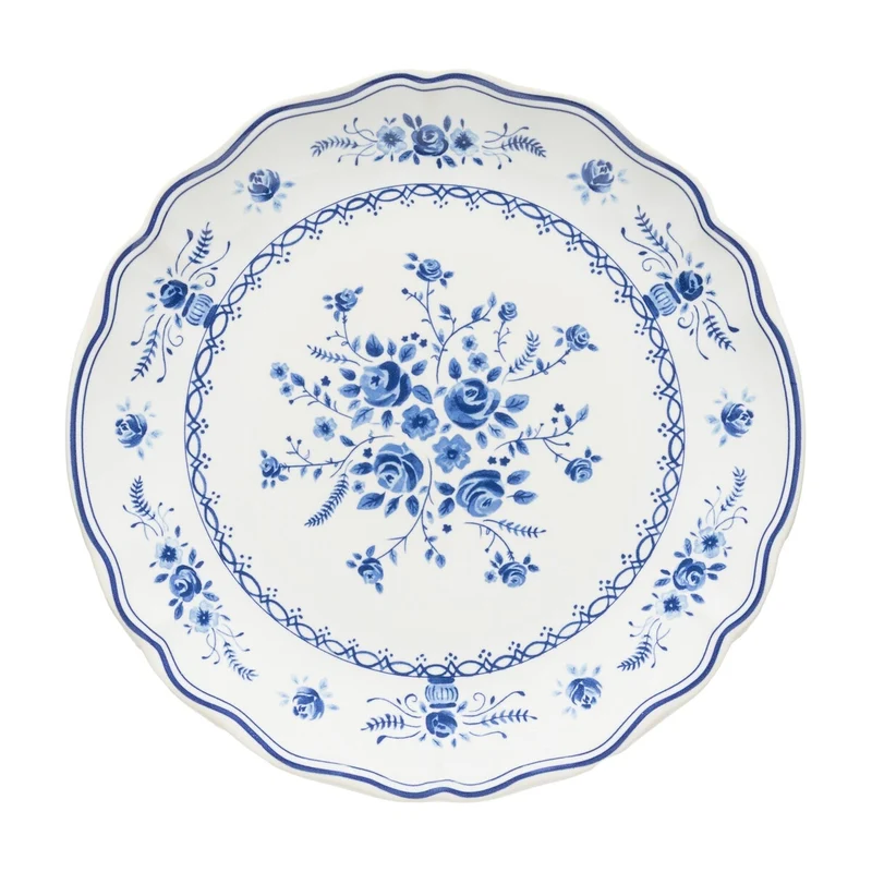 Costa Nova Vila Ontbijtbord Wit-Blauw - 21 cm