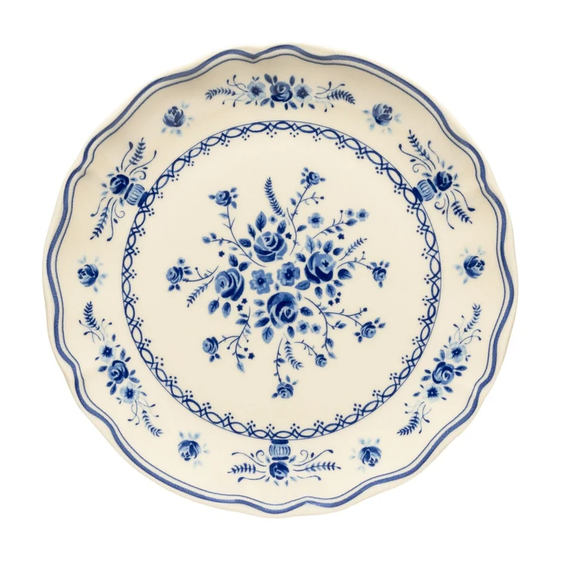 Costa Nova Vila Ontbijtbord Beige-Blauw - 21 cm