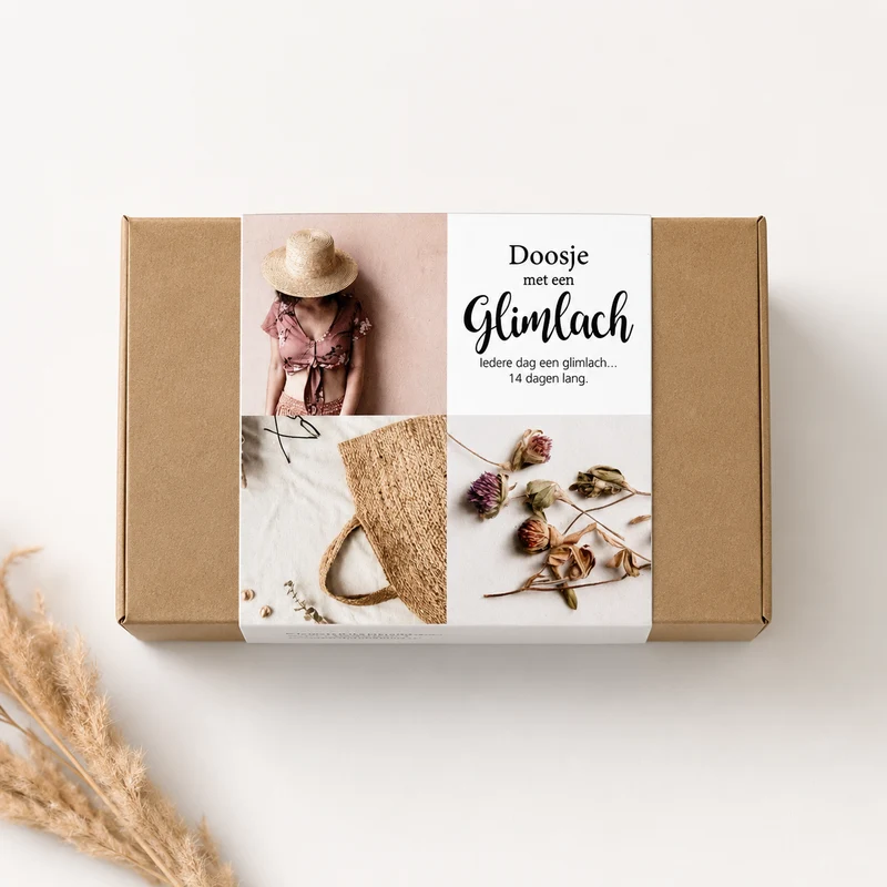Doosje met een Glimlach – 14 Positieve Kaartjes voor Elke Dag