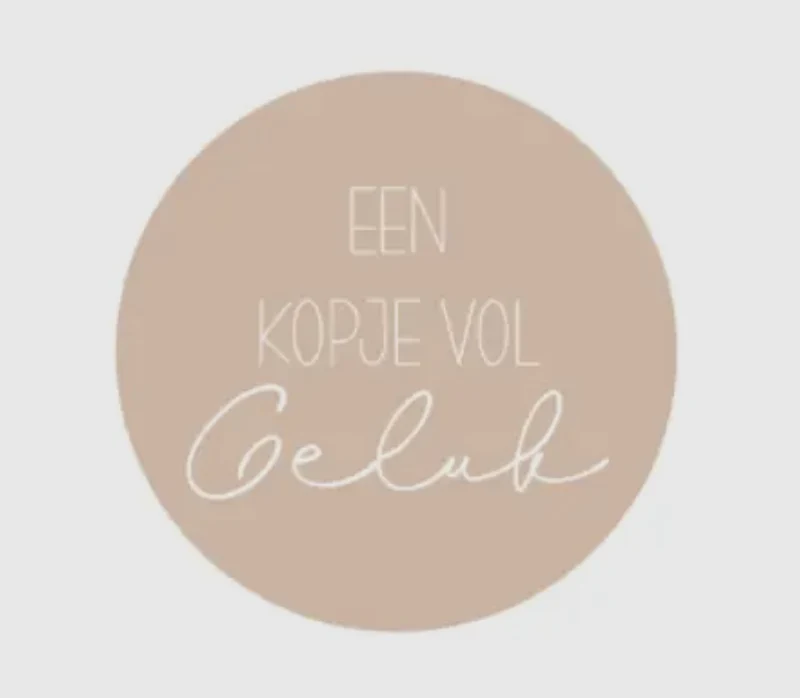 Onderzetter – Een kopje vol geluk | Sfeervolle Thee- en Koffieonderzetter