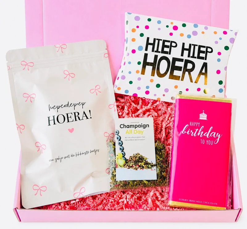 Hiep Hiep Hoera! | Verjaardagscadeaubox voor Haar