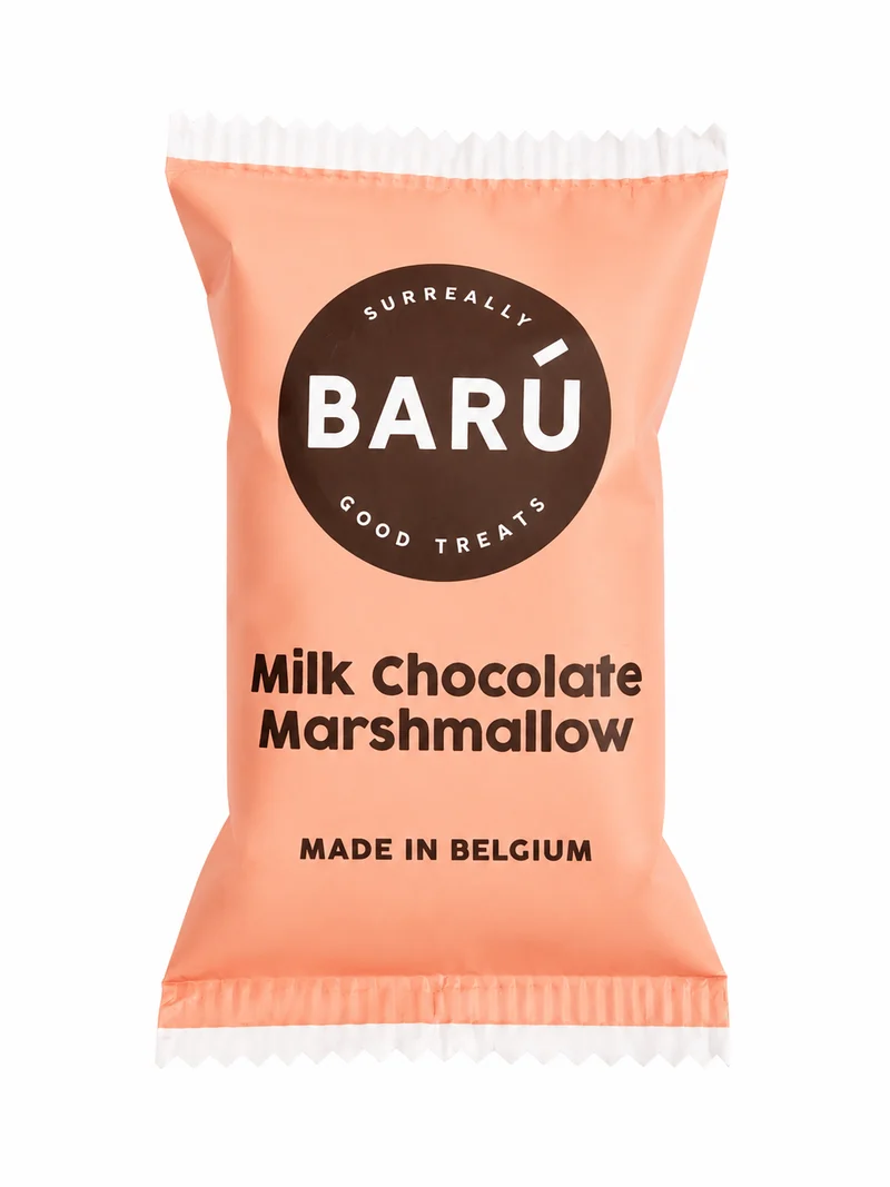 Barú Milk Chocolate Marshmallow – Zachte Marshmallow met Melkchocolade