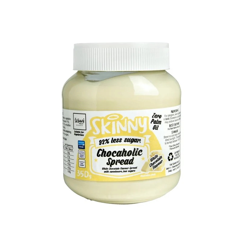 Witte Chocoladepasta - Suikerarm Chocaholic Mager 350g