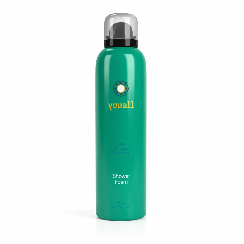 Youall Shower Foam Groen 200 ml – Luxe Douchefoam
