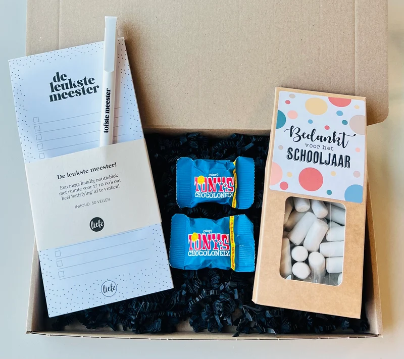 Meester Cadeaubox – Origineel Bedankje voor een Geweldig Schooljaar 🎁