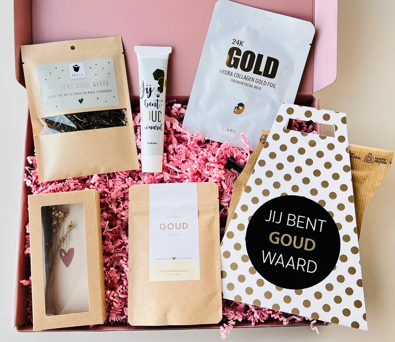Geslaagd Cadeaubox – Jij Bent Goud Waard | Luxe Diploma Cadeau