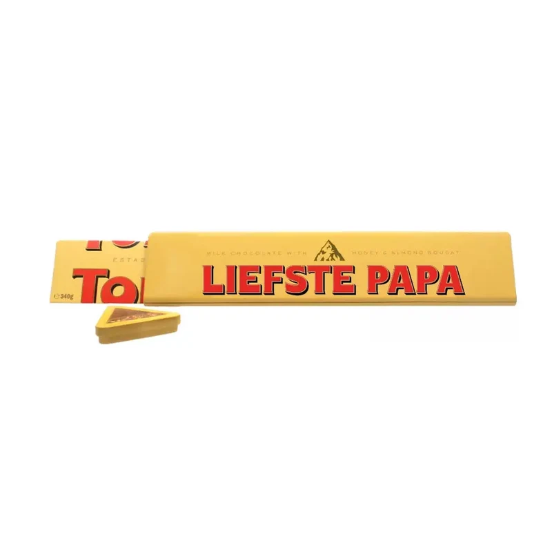 Toblerone melk tinbox "Liefste papa" - chocolade cadeau - 340g